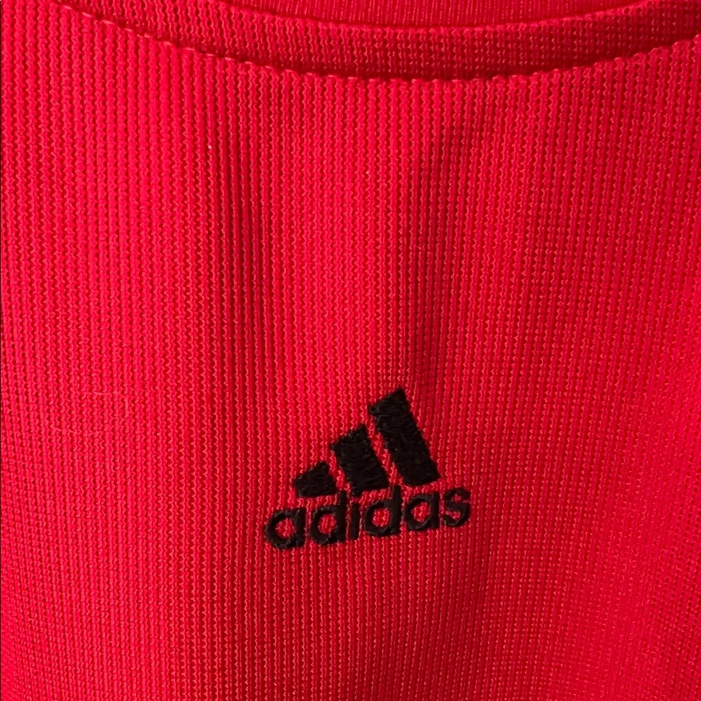 Adidas Men's Vintage Red Short Sleeve Athletic Shirt